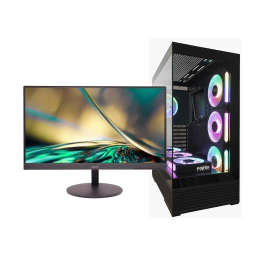 Ryzen 7 8700F 16GB RX 9060 512GB M.2 + Monitor 24" 180h